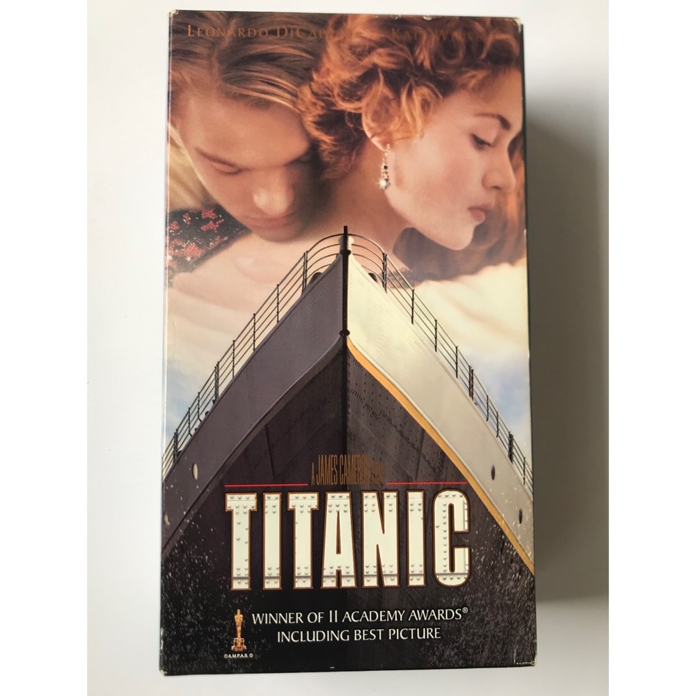 Titanic VHS 2 Tape Set